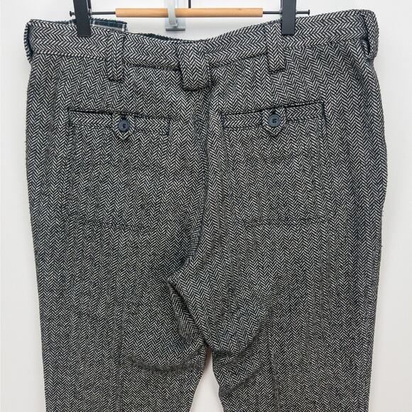 Territory Ahead Herringbone Dress Pants Men’s 36x33 Wool Blend Comfort Waist - Picture 10 of 12